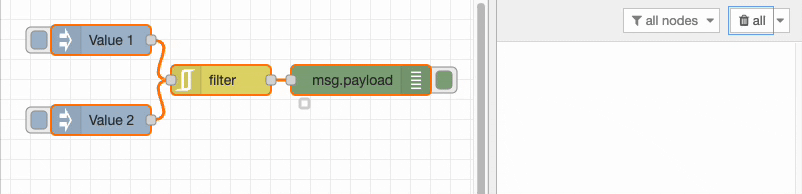 Demonstration showing the Filter node Demonstration showing the Filter node