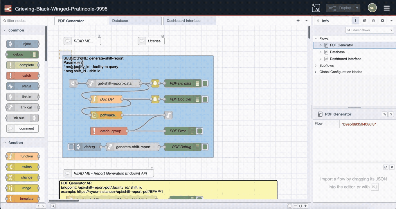 FlowFuse Expert explaining the purpose and behavior of a complex Node-RED flow in plain language.